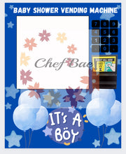 Load image into Gallery viewer, Baby Shower Canva Templates for Vending Machines (10 templates included)