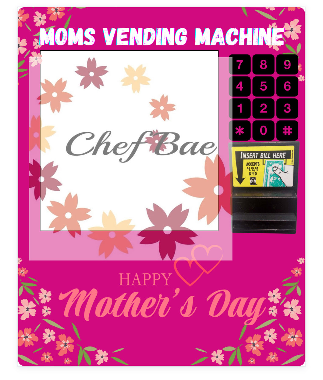 Mother's Day Canva Templates for Vending Machines (10 templates included)