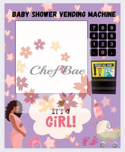 Load image into Gallery viewer, Baby Shower Canva Templates for Vending Machines (10 templates included)
